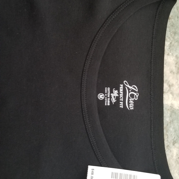 J. Crew Slim Perfect T-Shirt Short-sleeve Black - Picture 7 of 9